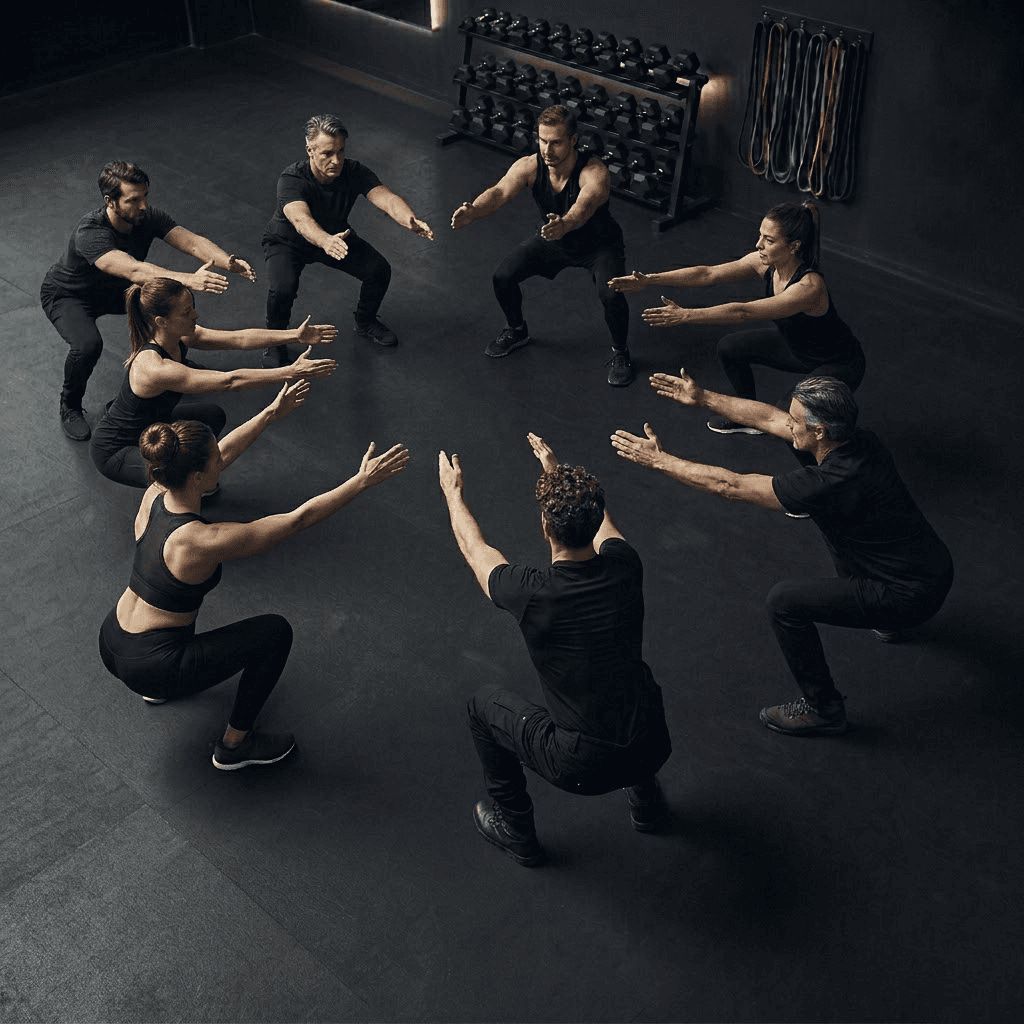Gym interior – equipment and studio space